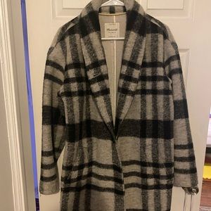 Madewell plaid coat